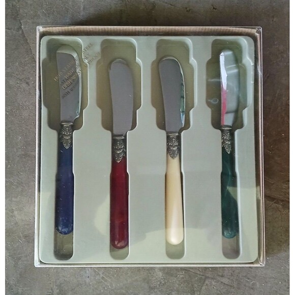 Napoleon 4-Piece Knife 18/10 Serving Knives Set Stainless Steel Made in Italy - Picture 6 of 10
